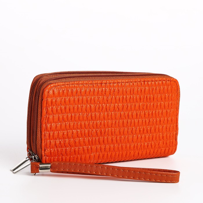 

Кошелек женский NoBrand 9730879 оранжевый, 9730879