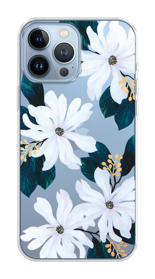 

Чехол Homey на Apple iPhone 13 Pro Max "Delilah Flower", Зеленый;белый, 14450-1