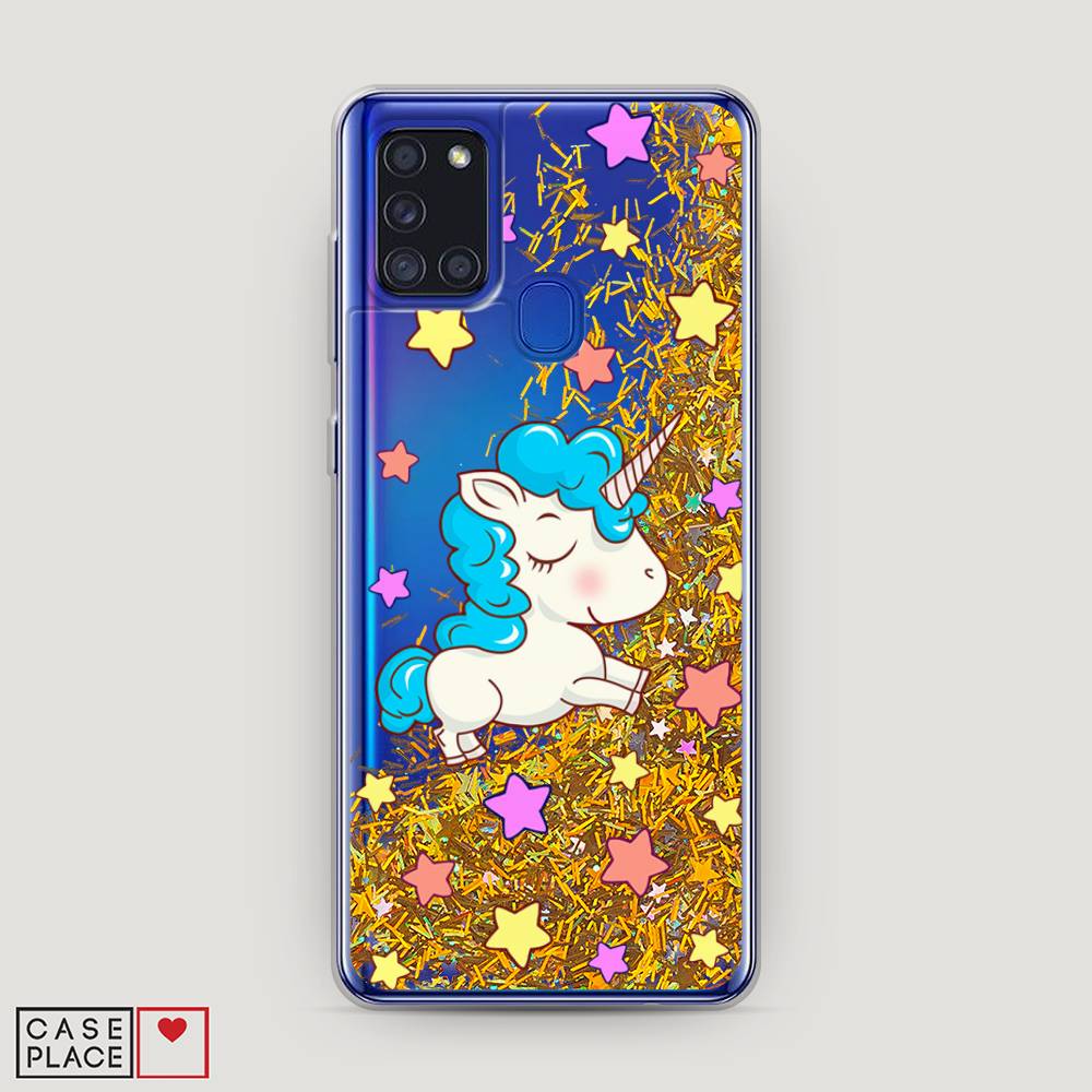 

Чехол Awog на Samsung Galaxy A21s / Самсунг A21s "Звездный единорог", Разноцветный, 2100290-1