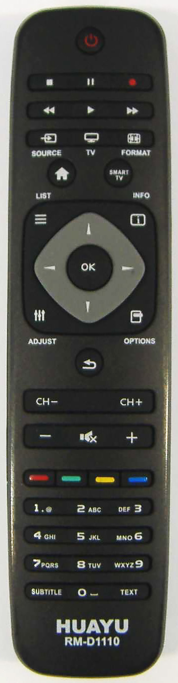 

Пульт HUAYU универсальный для телевизоров PHILIPS RM-D1110