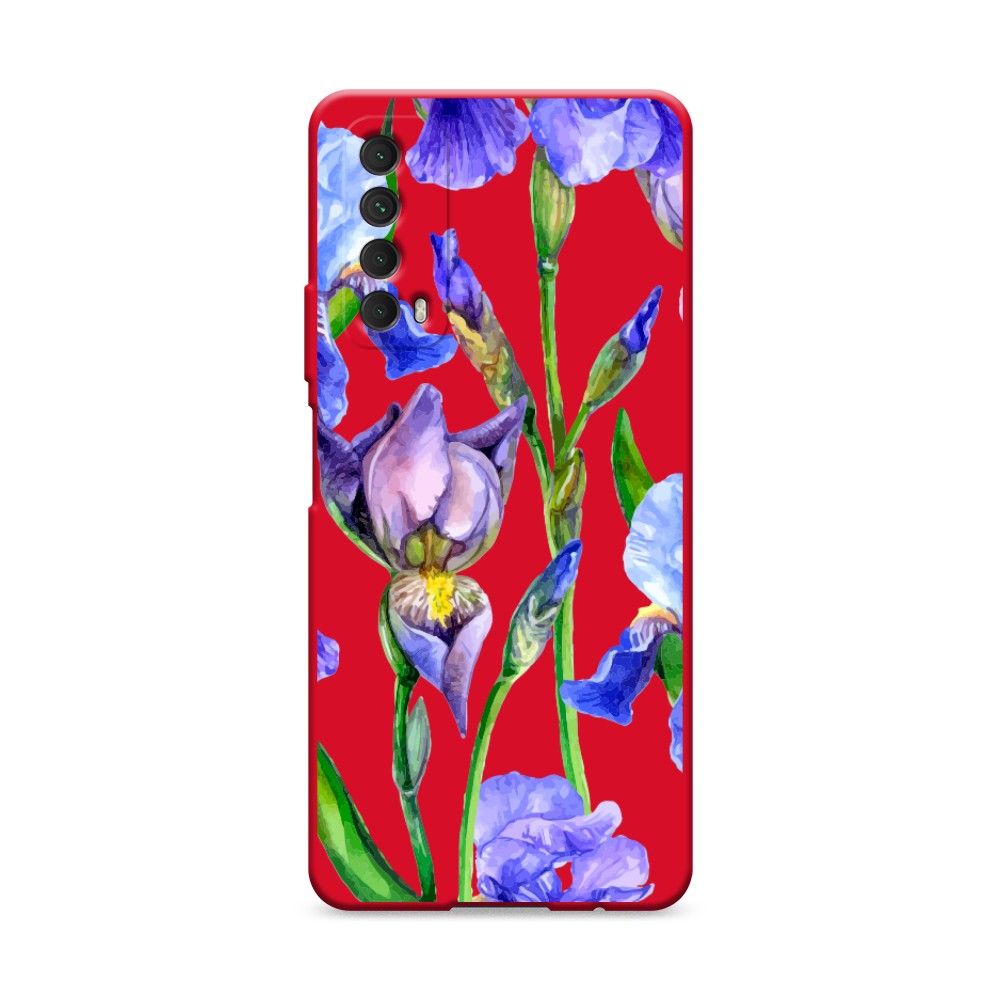 

Чехол Awog на Huawei P Smart 2021 "Синие ирисы", Разноцветный, 6104753-1
