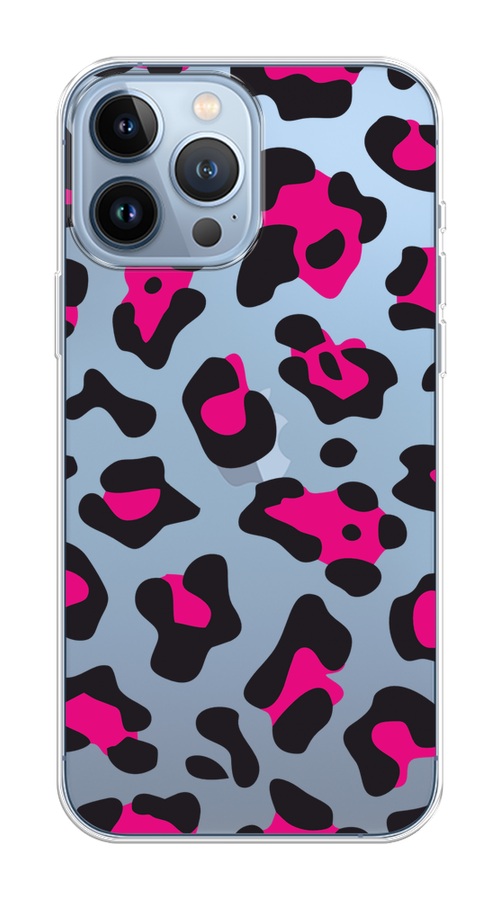 

Чехол Homey на Apple iPhone 13 Pro Max "Pink cow spots", Черный;розовый, 14450-1