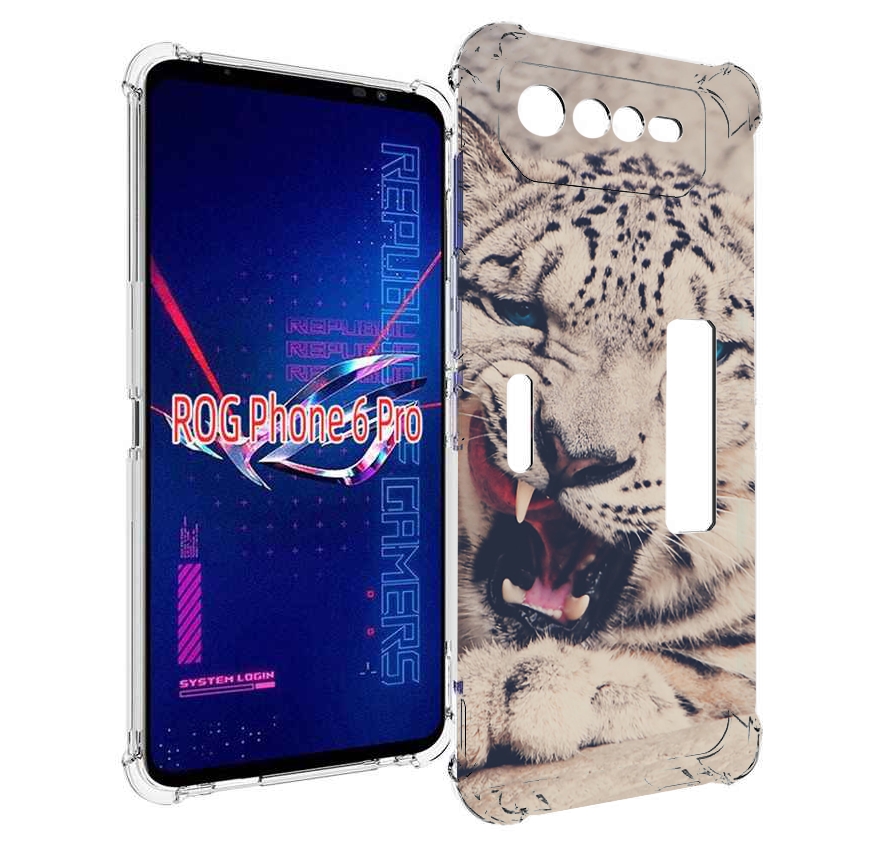 

Чехол MyPads Барсюня для Asus ROG Phone 6 Pro, Прозрачный, Tocco