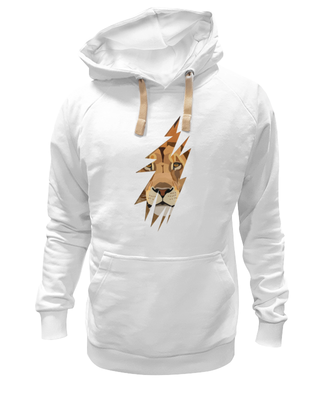 

Худи унисекс Printio Лев (lion) белое 3XL, Белый, Лев (lion)