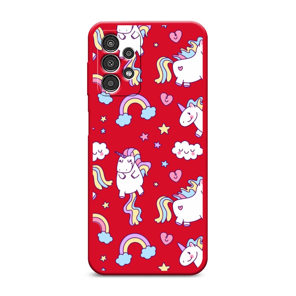 

Матовый силиконовый чехол "Sweet unicorns dreams" на Samsung Galaxy A13, Sweet unicorns dreams