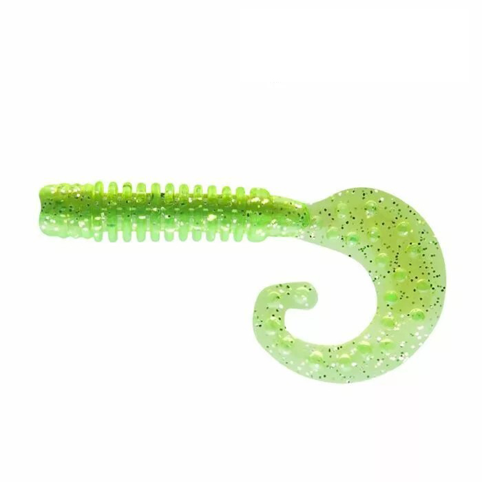 

Силиконовая Приманка Sprut Mizuiro 75 TL, Зеленый;желтый, Mizuiro