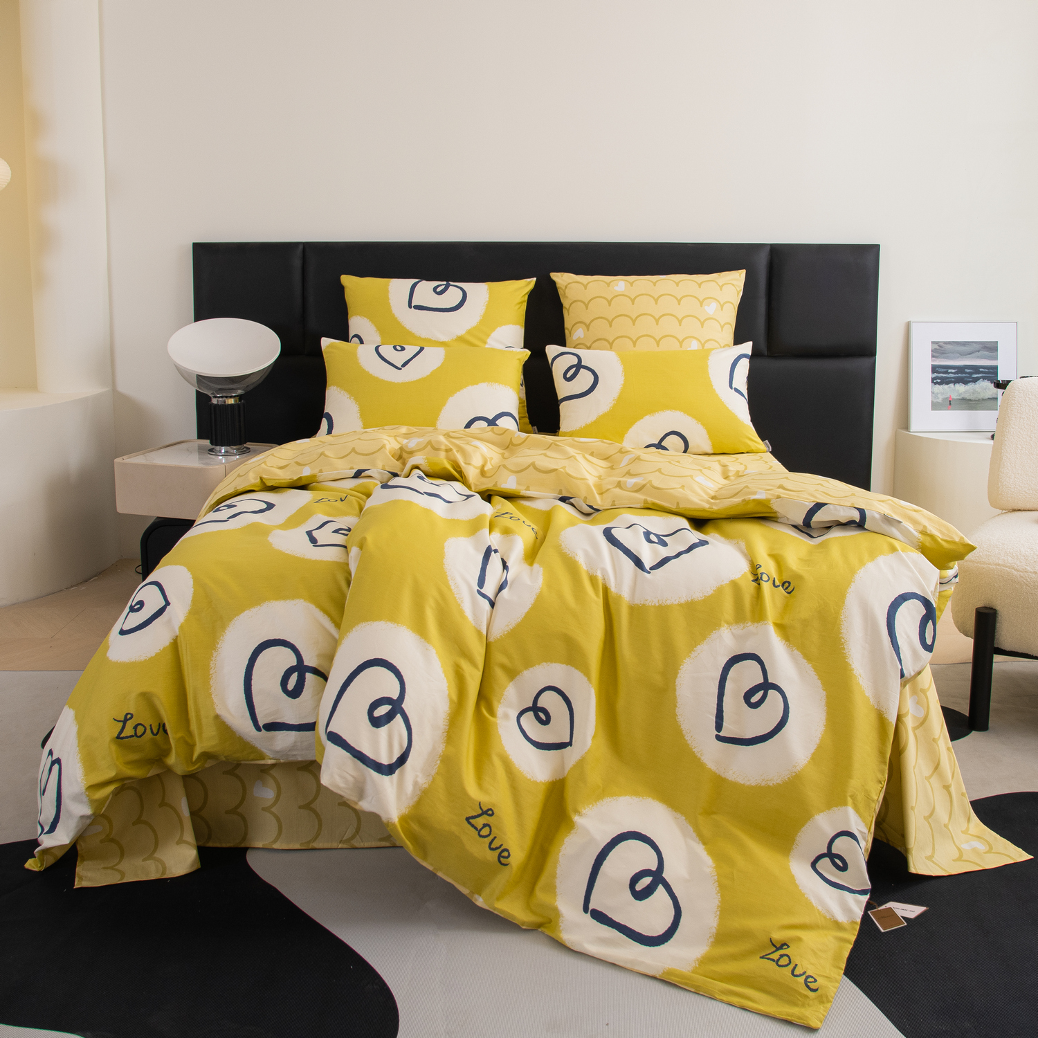 

Комплект постельного белья Viva-Home Textile 100% хлопок C610 Евро наволочки 50-70
