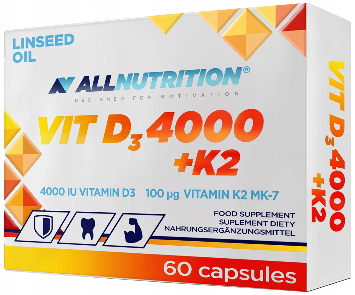 Витамин D3 ALLNUTRITION VIT D3 4000 60 капсул 549₽