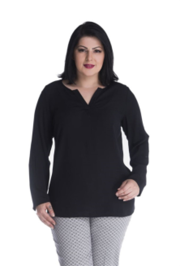

Блуза женская My Line Moda 79 черная 42 (доставка из-за рубежа), 79