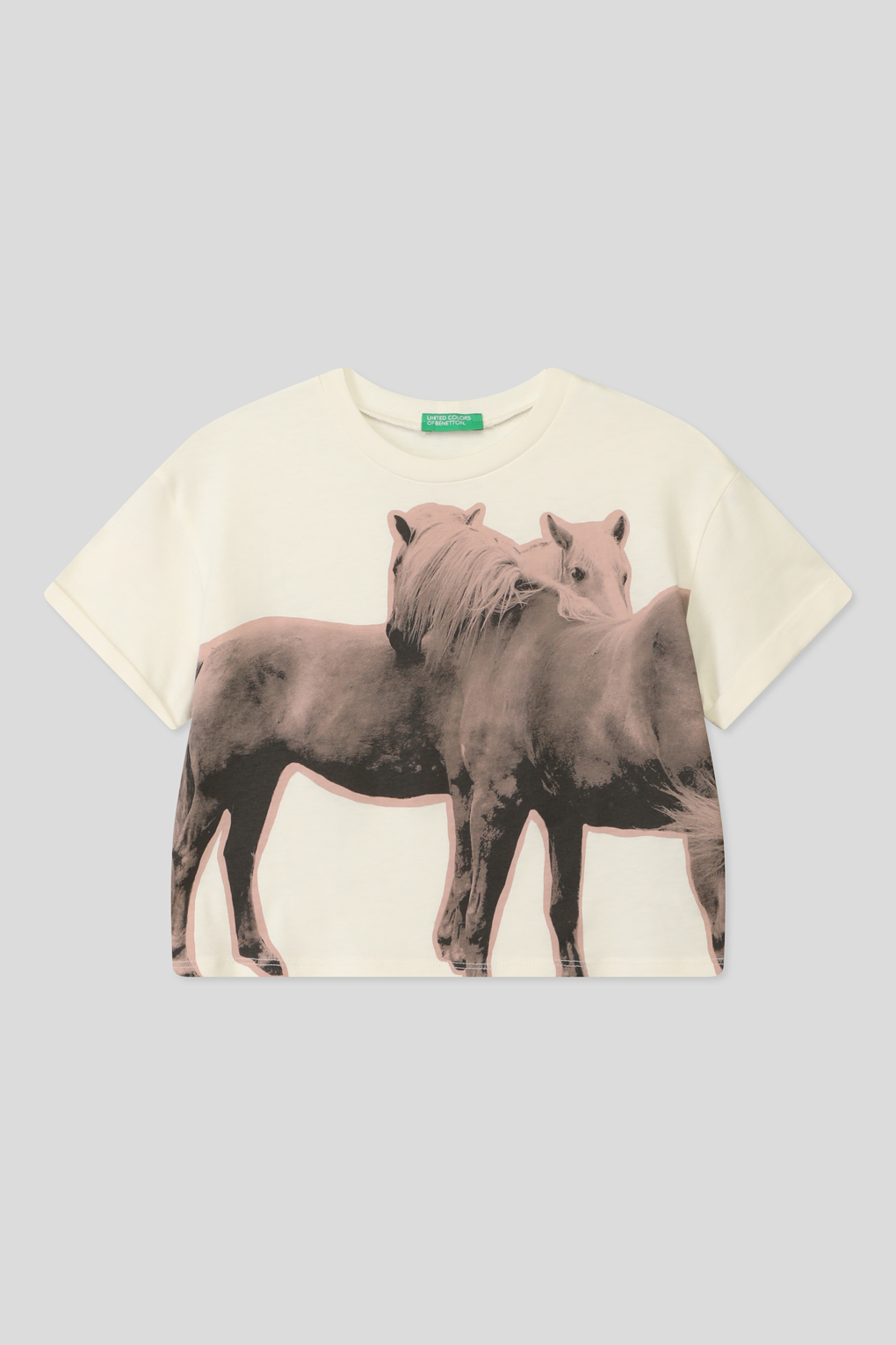 

Футболка детская Benetton 3I1XC10HS, молочный, 158, Белый, 3I1XC10HS