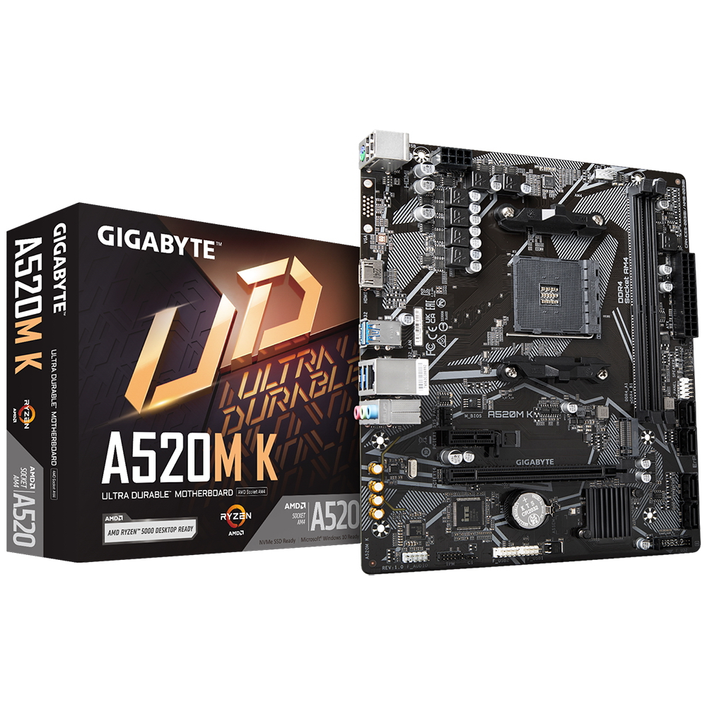 Материнская плата Gigabyte A520M K