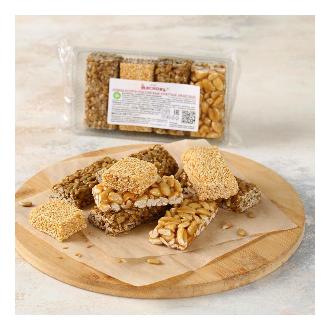 

Козинаки МясновЪ БУФЕТ Ассорти 225 г