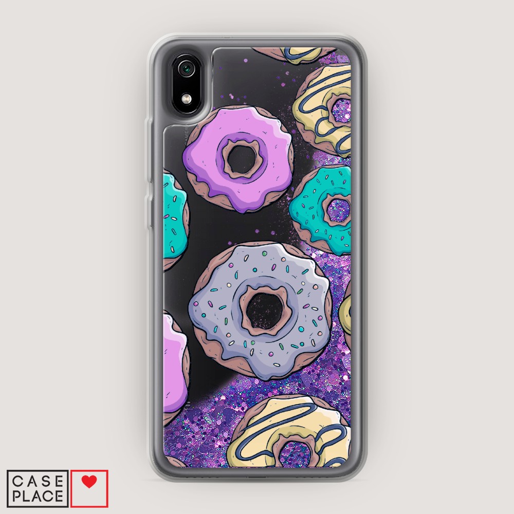 

Чехол Awog на Xiaomi Redmi 7A "Разноцветные пончики в глазури 2", Разноцветный, 35492-1