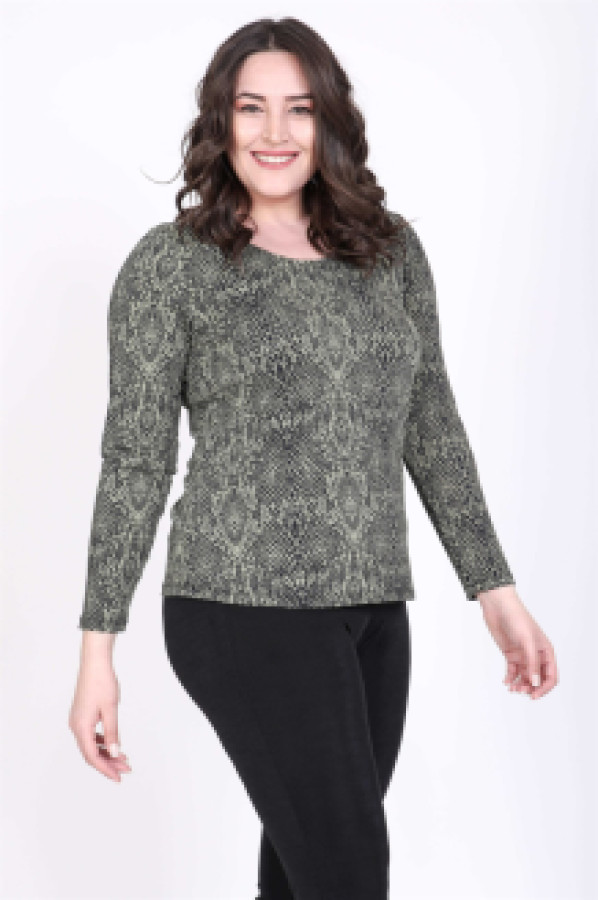 

Блуза женская My Line Moda 906 хаки XL (доставка из-за рубежа), 906