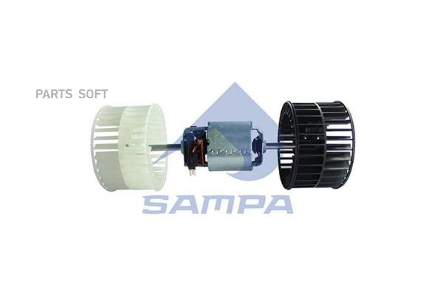 Мотор отопителя mercedes man c крыльчатками sampa SAMPA 206086