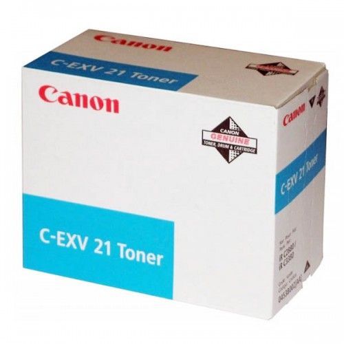 

Картридж для лазерного принтера Canon C-EXV21C (0453B002) голубой, оригинал, C-EXV21C