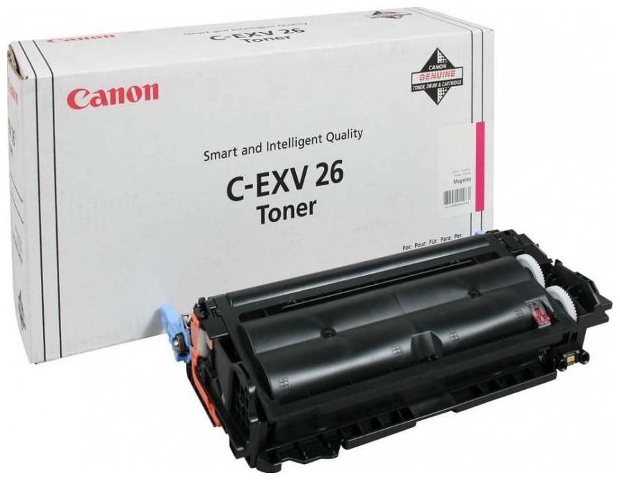 Картридж для лазерного принтера Canon C-EXV26M (1658B006) пурпурный, оригинал