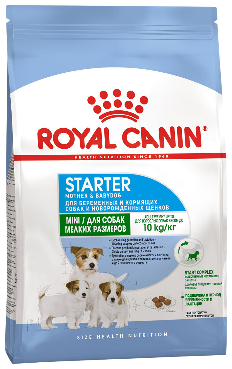 

ROYAL CANIN ROYAL CANIN MINI STARTER для щенков маленьких пород до 2 месяцев, беременных и