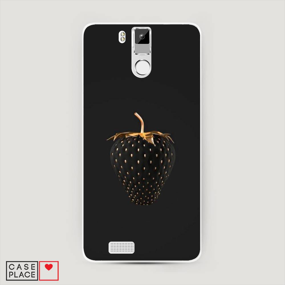 

Чехол Awog на Oukitel K6000 Pro / Оукитель K6000 Pro "Черно-золотая клубника", Черный;золотистый, 230150-10