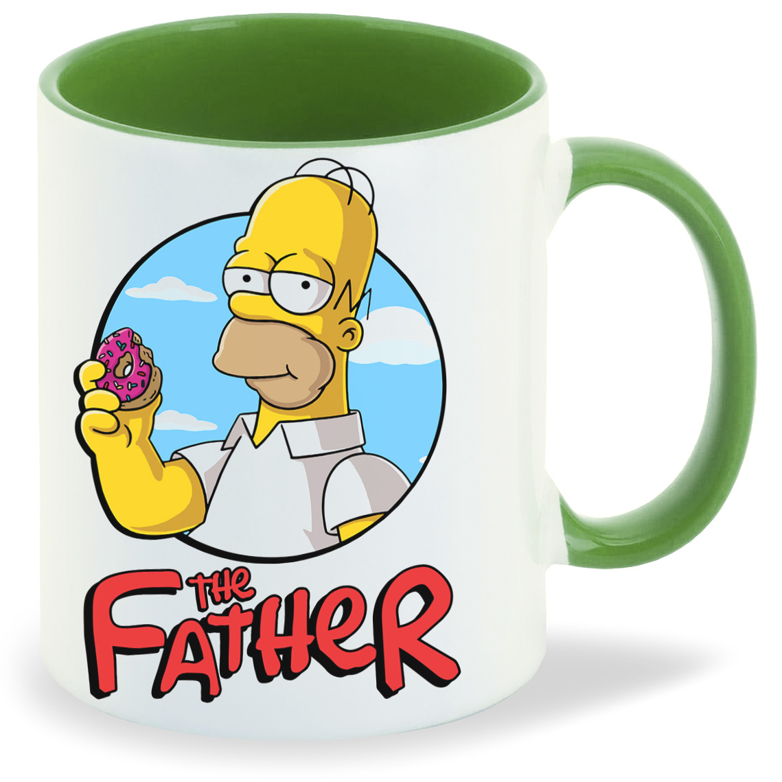 

Кружка CoolPodarok Прикол Семья Симпсоны The father Папа, Прикол Семья Симпсоны The father Папа