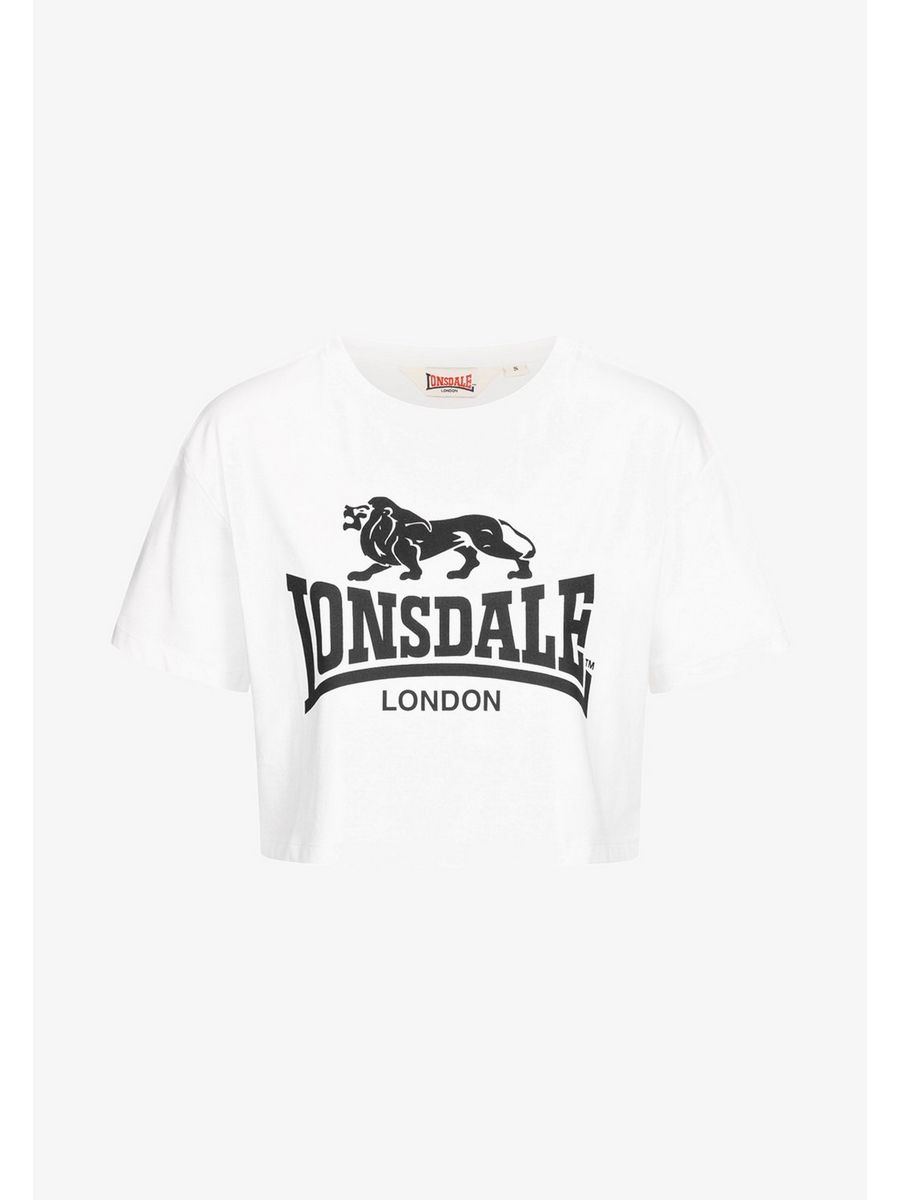 

Футболка женская Lonsdale L2G21D00G-A11 белая 2XL, Белый, L2G21D00G-A11