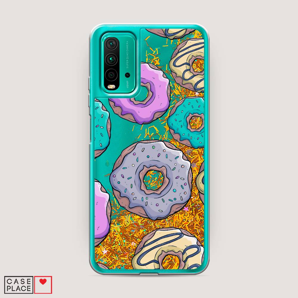 

Чехол Awog на Xiaomi Redmi 9T "Разноцветные пончики в глазури 2", Разноцветный, 39890-1