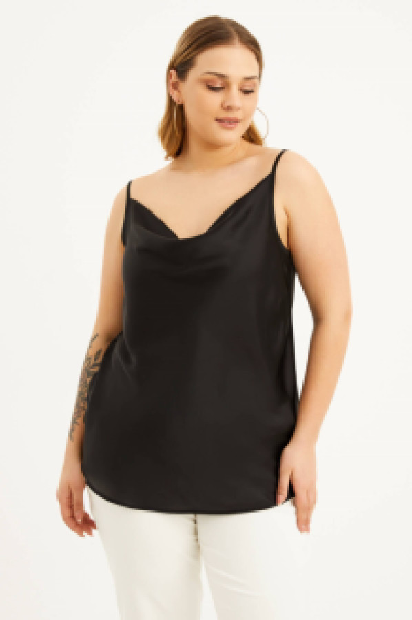 

Топ женский My Line Moda 1519 черный 48 (доставка из-за рубежа), 1519