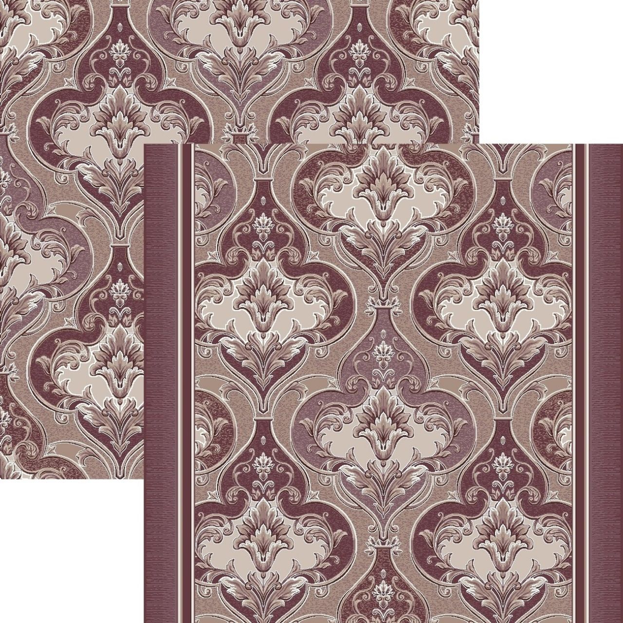 фото Ковровая дорожка принт 8-цветное полотно p1303a2p 93 витебские ковры