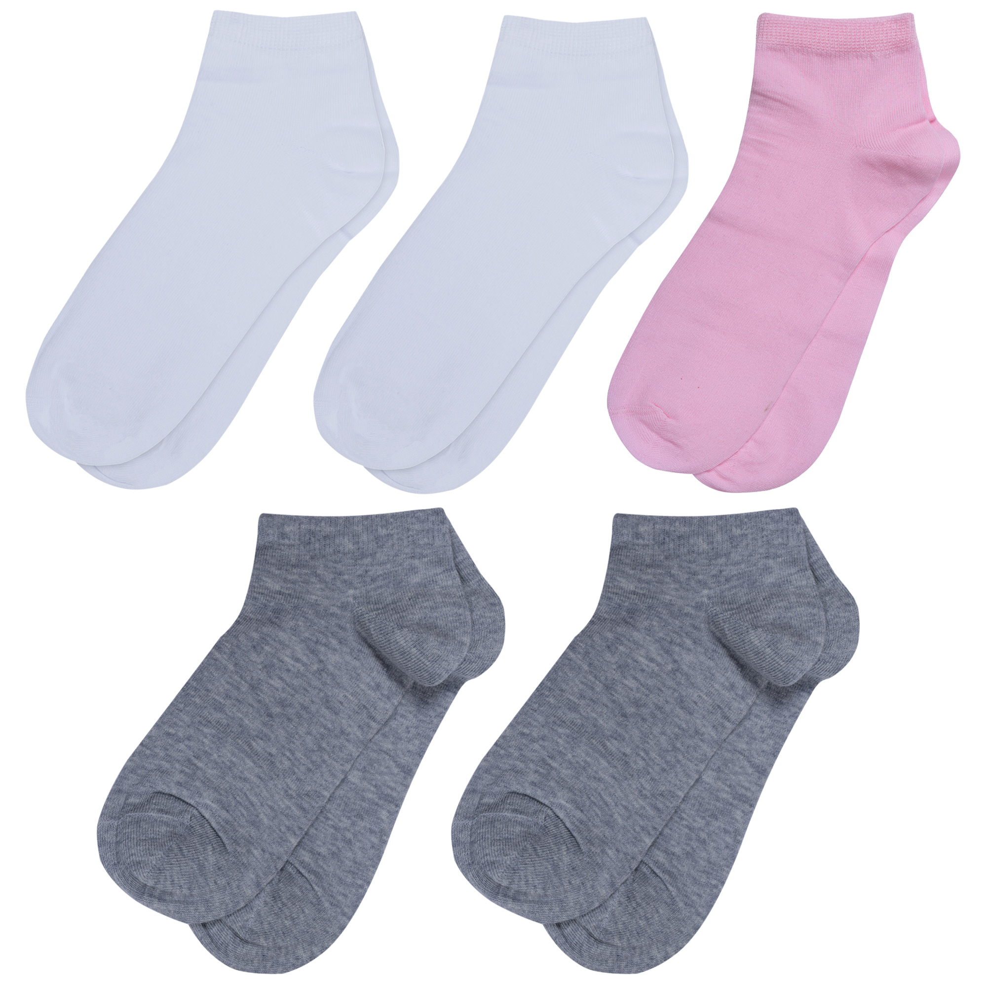 

Носки для девочек Rusocks 5-Д-97 цв. белый; серый; розовый р. 38, 5-Д-97