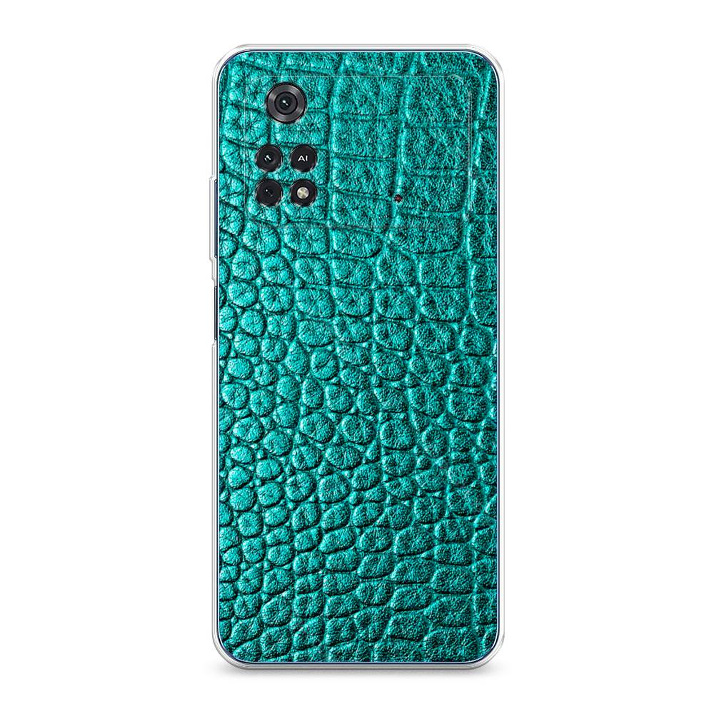 

Силиконовый чехол "Бирюзовая змея" на Xiaomi Poco M4 Pro 4G, 313050-3