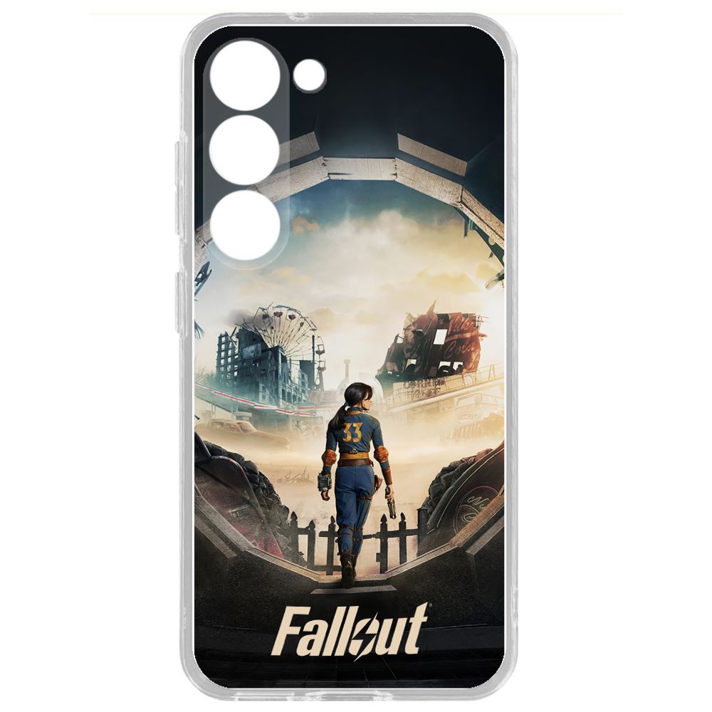 

Чехол-накладка Krutoff Clear Case Фоллаут (Fallout) - Убежище 33 для Samsung Galaxy S23