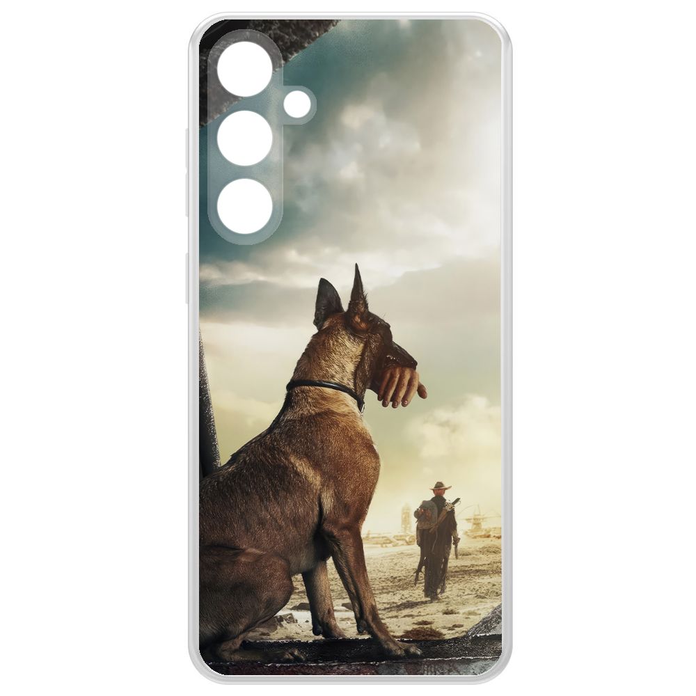 

Чехол-накладка Krutoff Clear Case Фоллаут (Fallout) - Псина для Samsung Galaxy S23 FE, Прозрачный