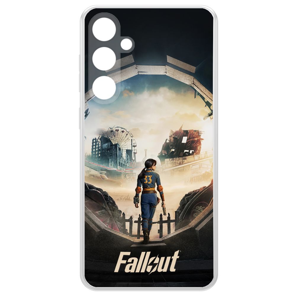 

Чехол-накладка Krutoff Clear Case Фоллаут (Fallout) - Убежище 33 для Samsung Galaxy S23 FE, Прозрачный