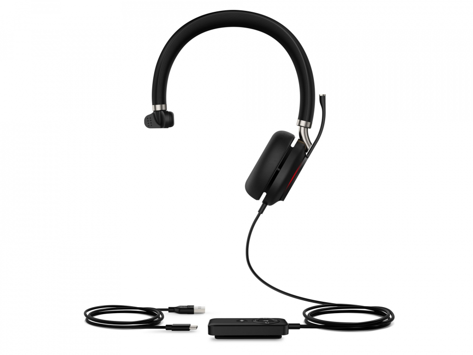 

Беcпроводные наушники Yealink UH38 Mono UC-W/O BAT Black, UH38 Mono UC-W/O BAT
