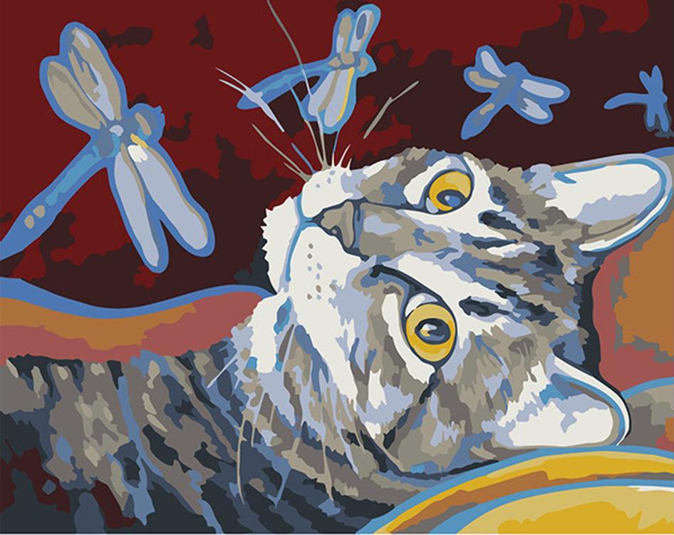 

Картина по номерам Артвентура Арсений и стрекозы, 16,5x13 см, Артвентура Арсений и стрекозы