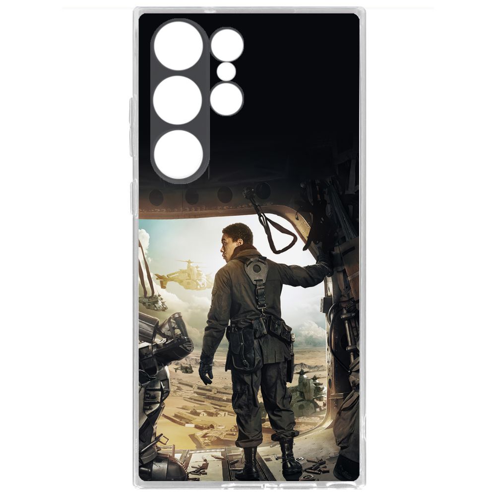 

Чехол-накладка Krutoff Clear Case Фоллаут (Fallout) - Аарон для Samsung Galaxy S23 Ultra, Прозрачный