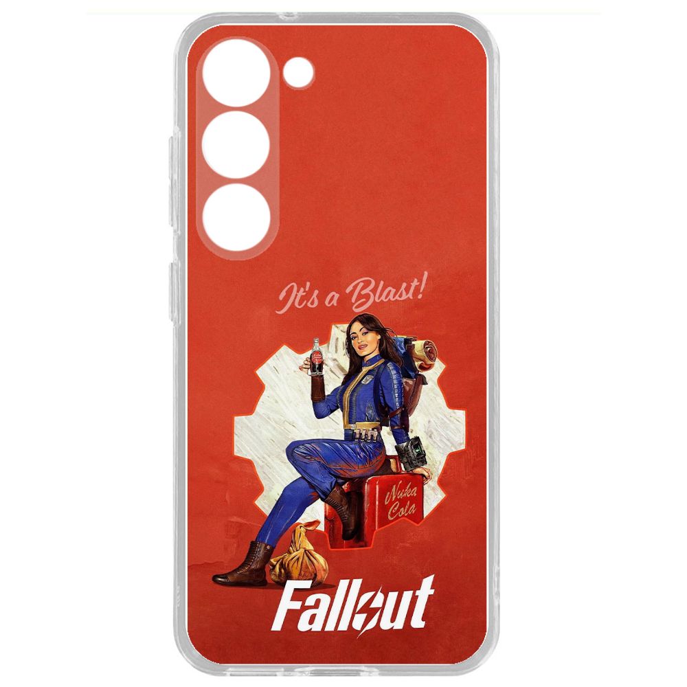 

Чехол-накладка Krutoff Clear Case Фоллаут (Fallout) - Это взрыв! для Samsung Galaxy S23+, Прозрачный