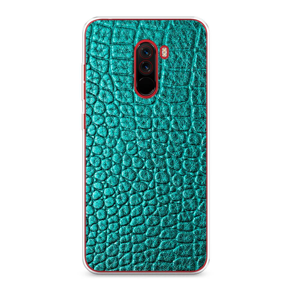 

Силиконовый чехол "Бирюзовая змея" на Xiaomi Pocophone F1, 34450-3