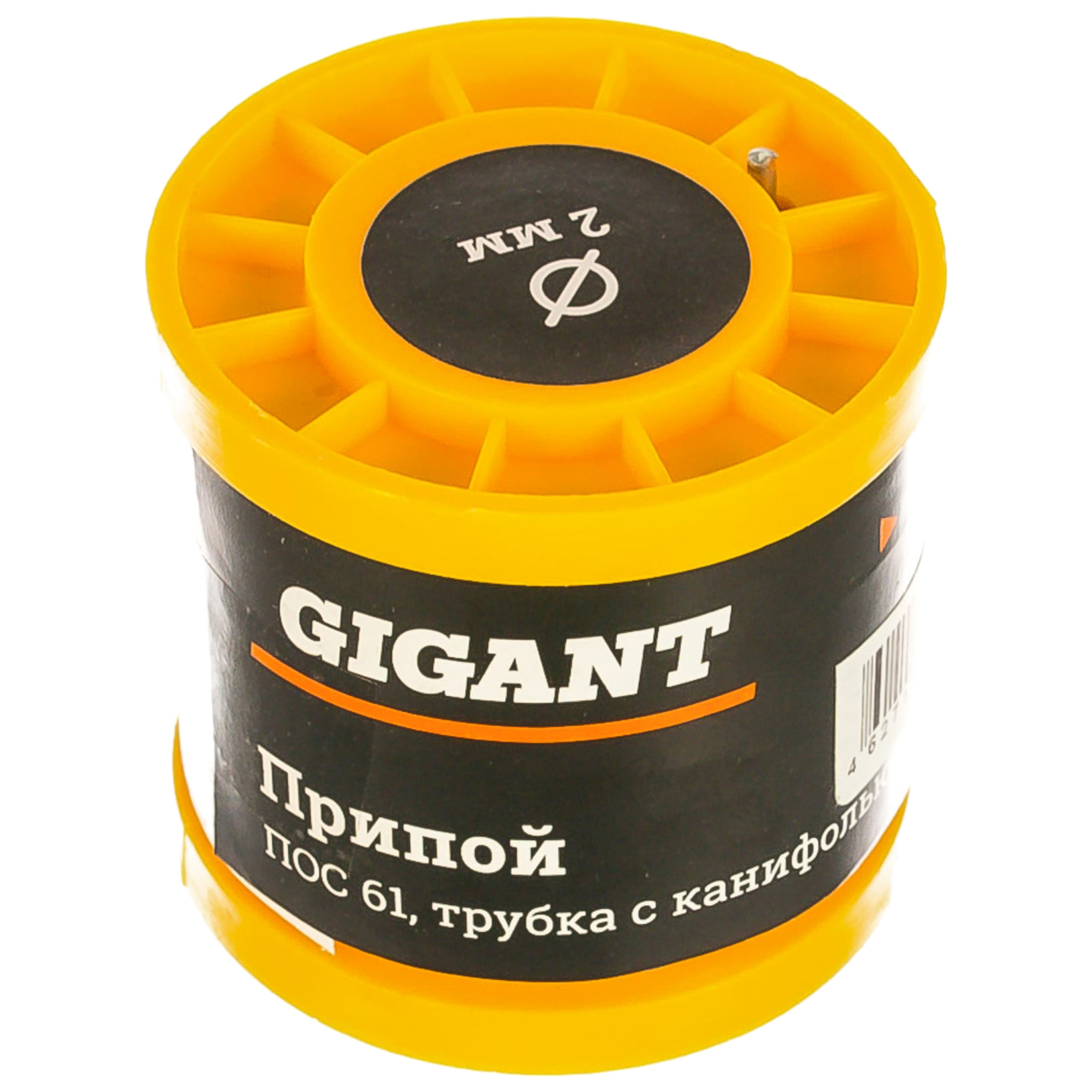 Gigant Припой , ПОС 61, трубка с канифолью, 200г, 2мм SP-002