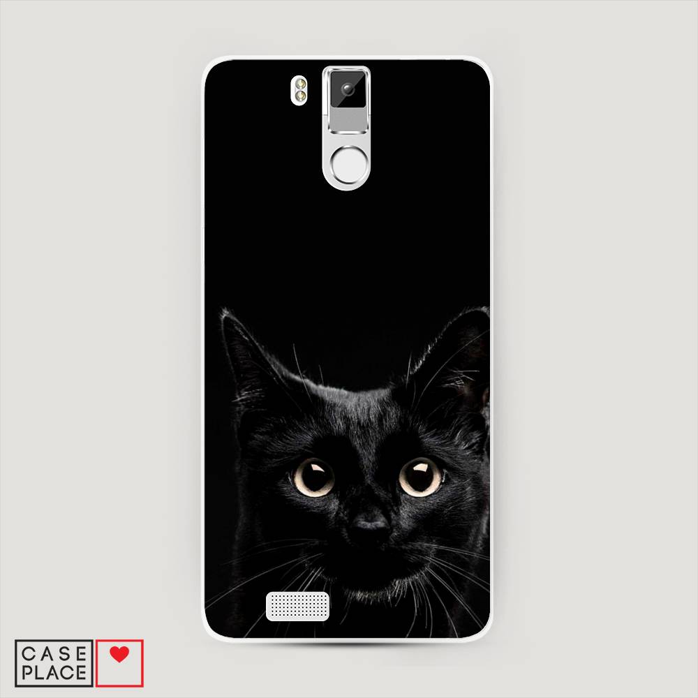 

Чехол Awog на Oukitel K6000 Pro / Оукитель K6000 Pro "Добрый кот", Черный, 230150-1