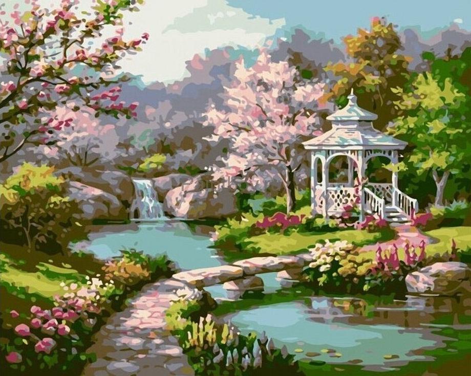 

Картина по номерам Paintboy Original Весенний парк, 40x50 см, Original Весенний парк