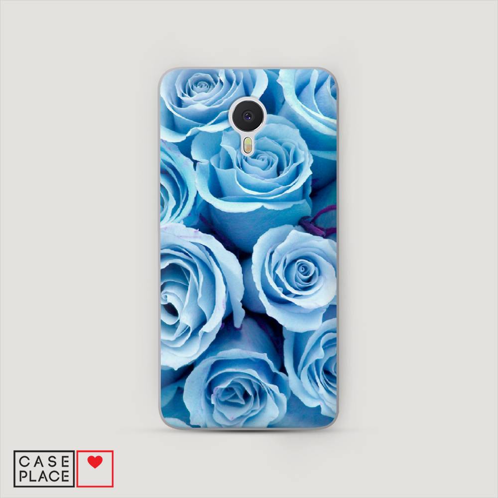 

Чехол Awog на Meizu M3 Note "Лазурные розы", Голубой, 70550-8