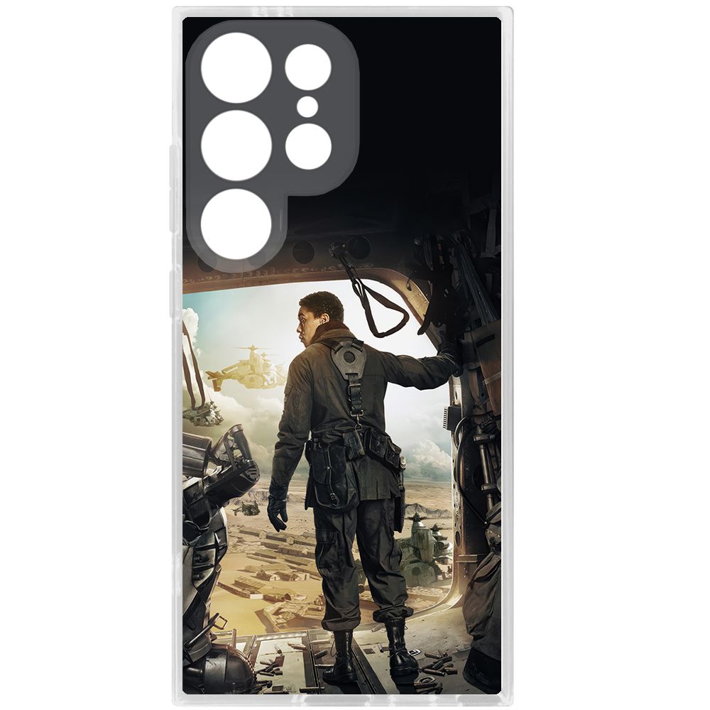 

Чехол-накладка Krutoff Clear Case Фоллаут (Fallout) - Аарон для Samsung Galaxy S24 Ultra, Прозрачный