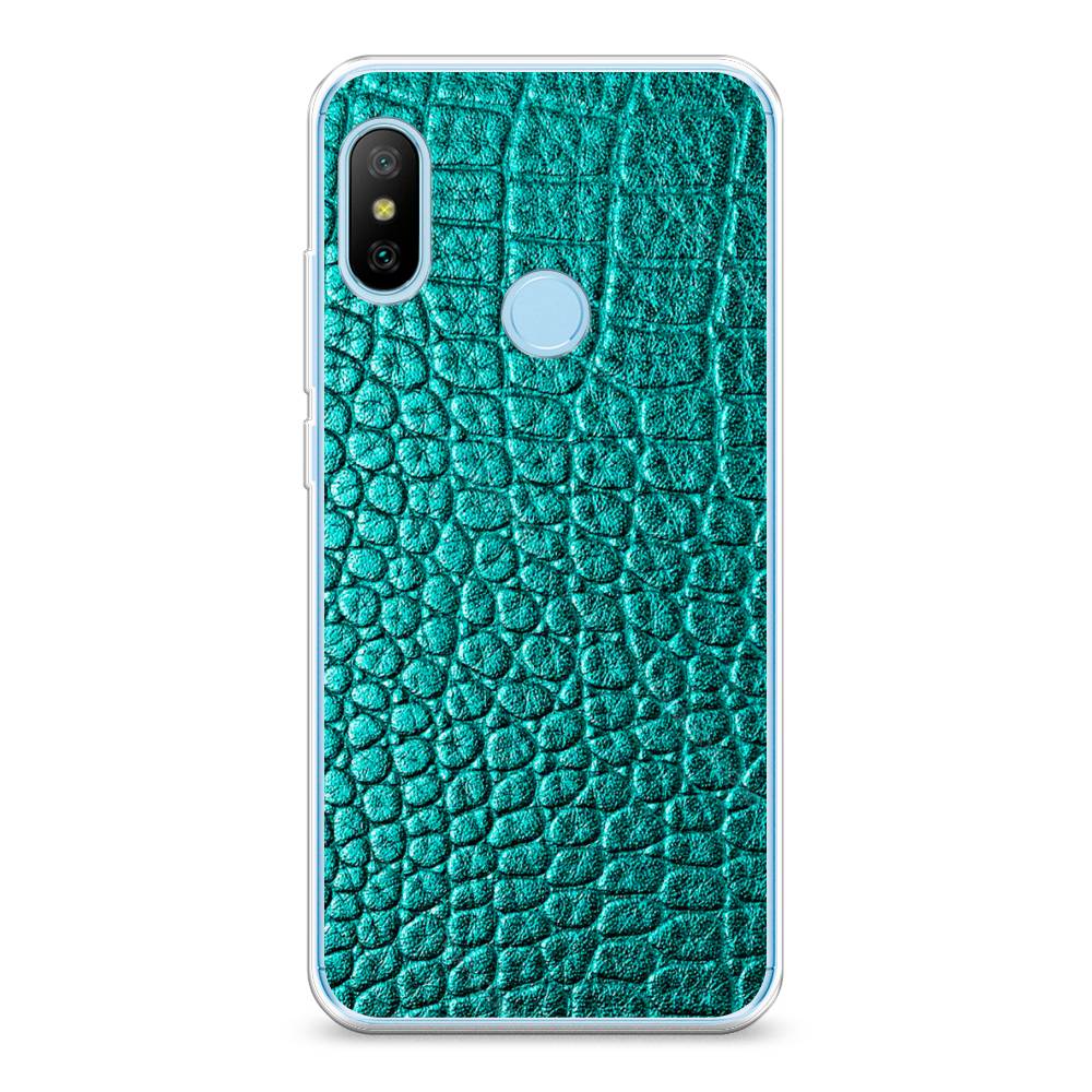 

Силиконовый чехол "Бирюзовая змея" на Xiaomi Redmi 6 Pro, 34050-3