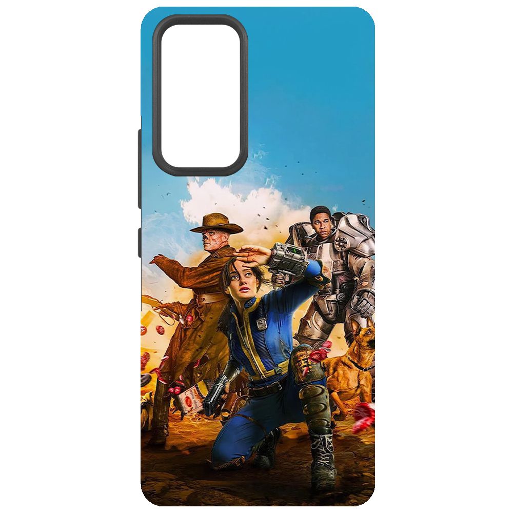 

Чехол-накладка Krutoff Soft Case Фоллаут (Fallout) - Люси, Гуль и Аарон для Xiaomi 12 Lite