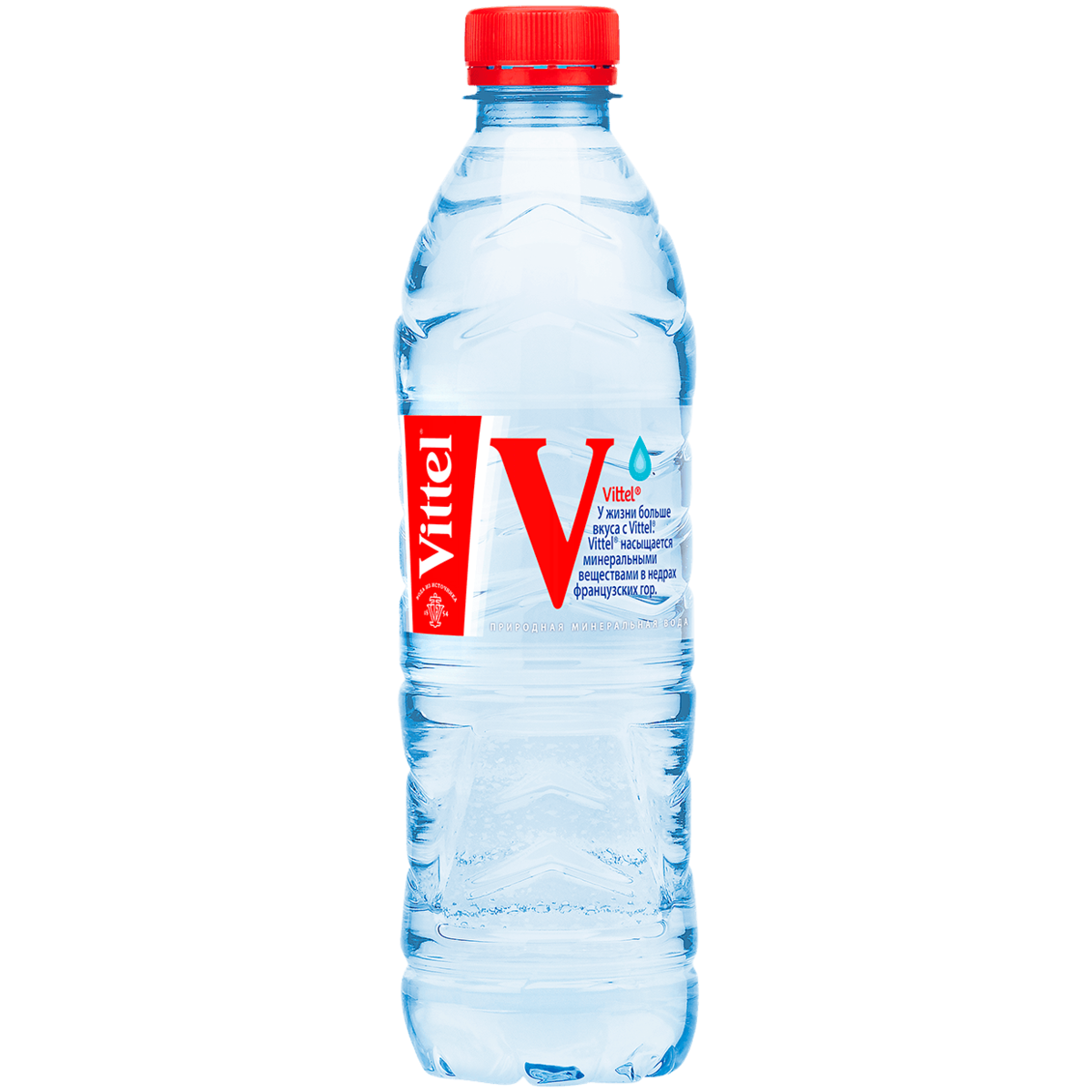 Вода питьевая минеральная Vittel негазированная 05 л 172₽