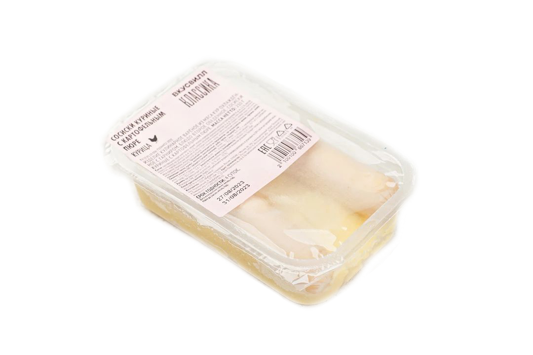 

Картофельное пюре ВкусВилл с сосисками 210 г