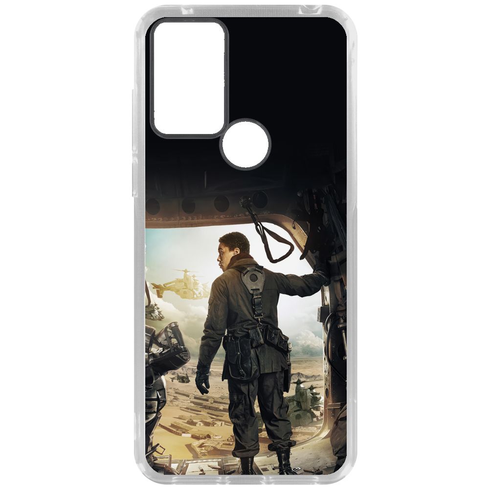 

Чехол-накладка Krutoff Clear Case Фоллаут (Fallout) - Аарон для TCL 305, Прозрачный