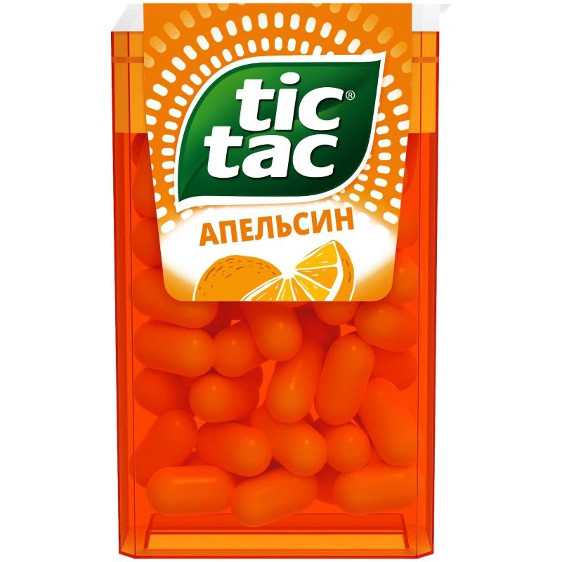 Конфеты драже Tic Tac с апельсином 16 г