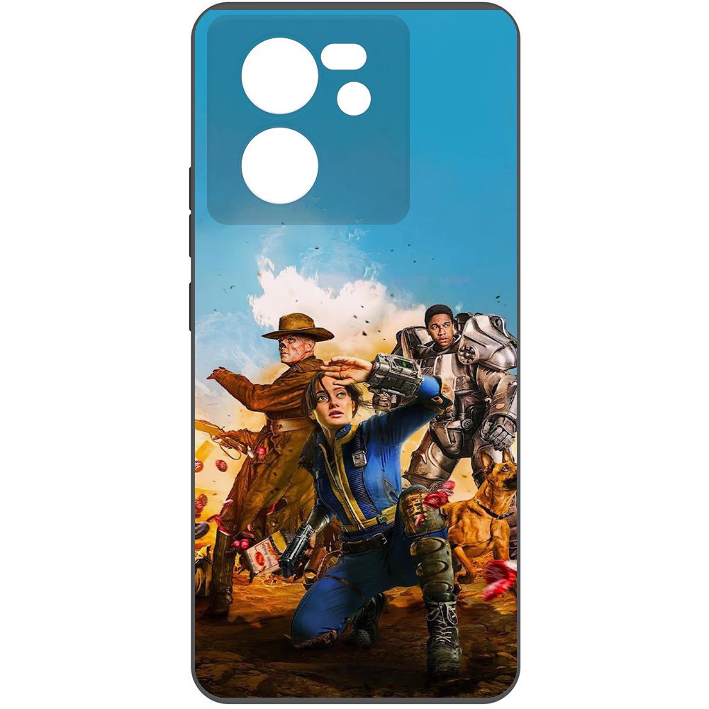 

Чехол-накладка Krutoff Soft Case Фоллаут (Fallout) - Люси, Гуль и Аарон для Xiaomi 13T